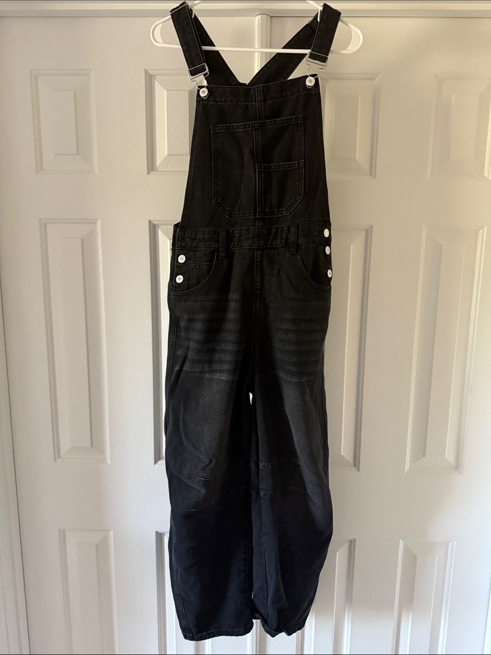 Cicy Bell Women’s Denim Bib Overalls Barrel Leg Adjustable Straps Jean Jumpsuit